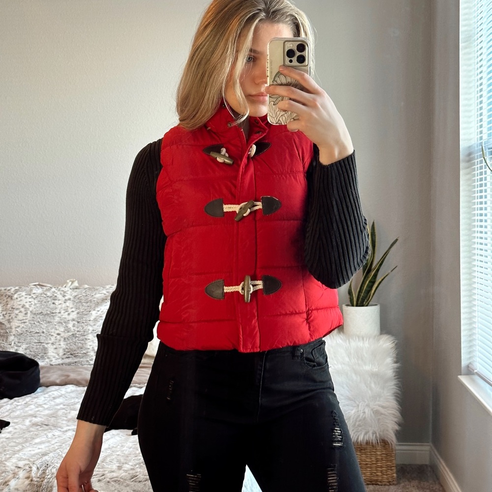 Arizona jeans red puffer vest